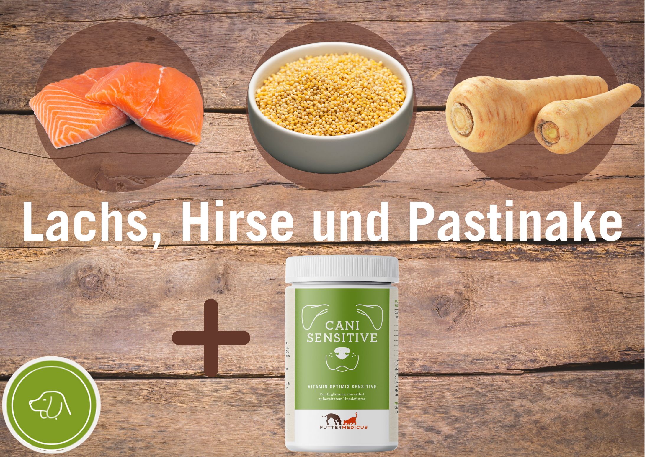 Kochrezepte Hund I Lachs, Hirse und Pastinake