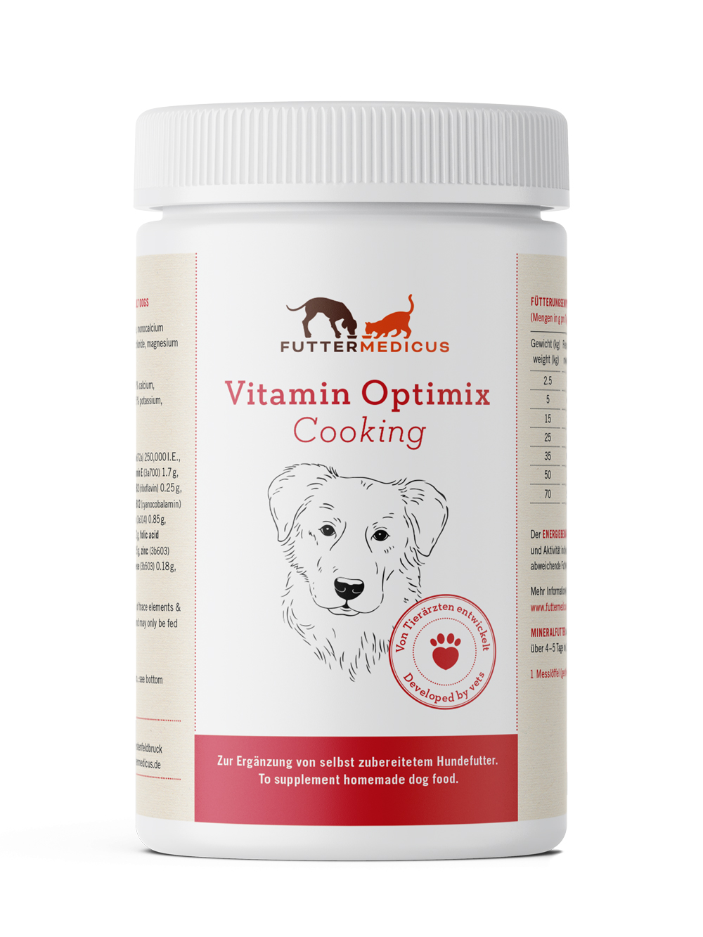 Vitamin Optimix | Cani Cooking 500 g | Futterzusatz für selbst gekochtes Hundefutter