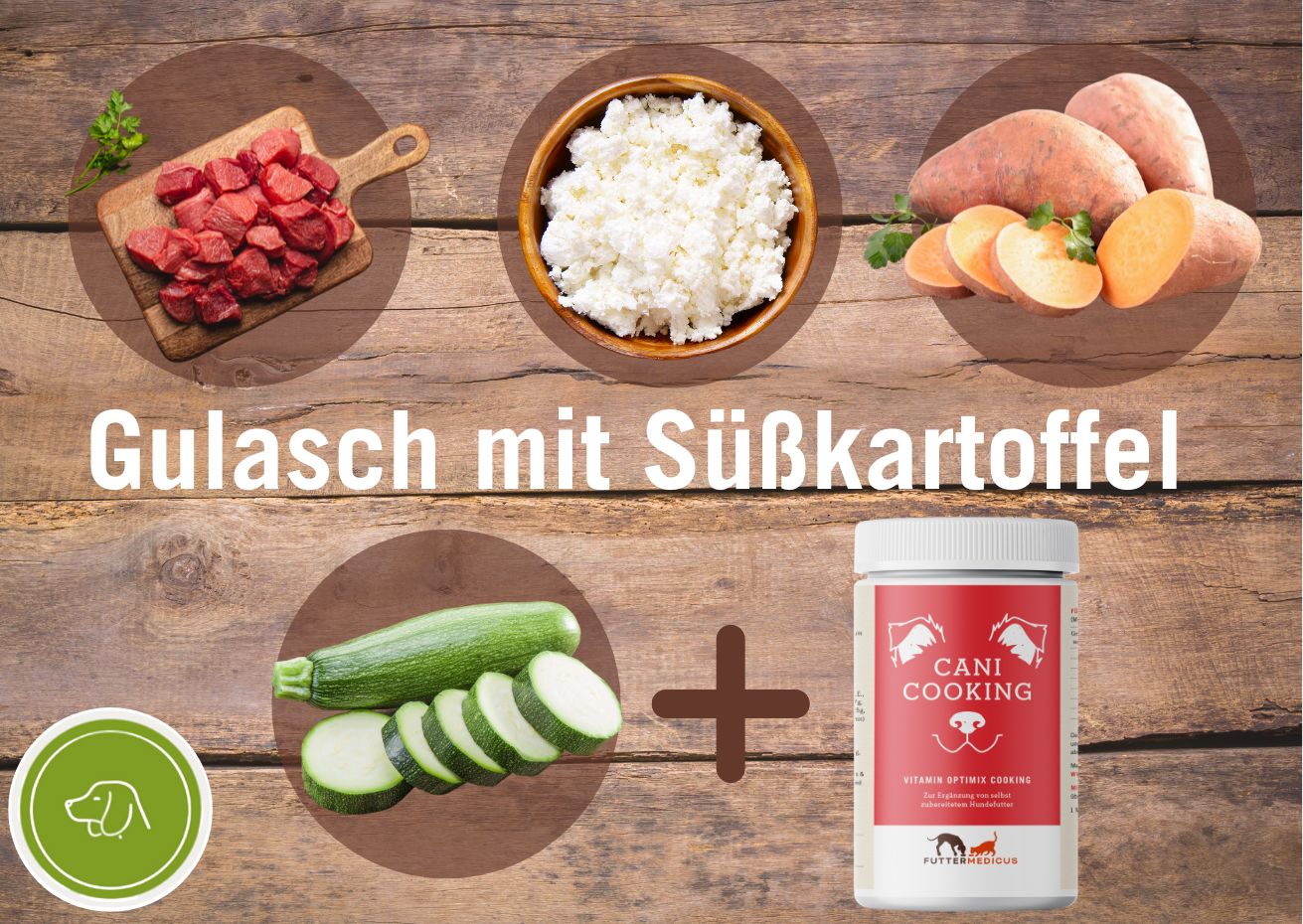 Kochrezepte Hund I Gulasch mit Süßkartoffel