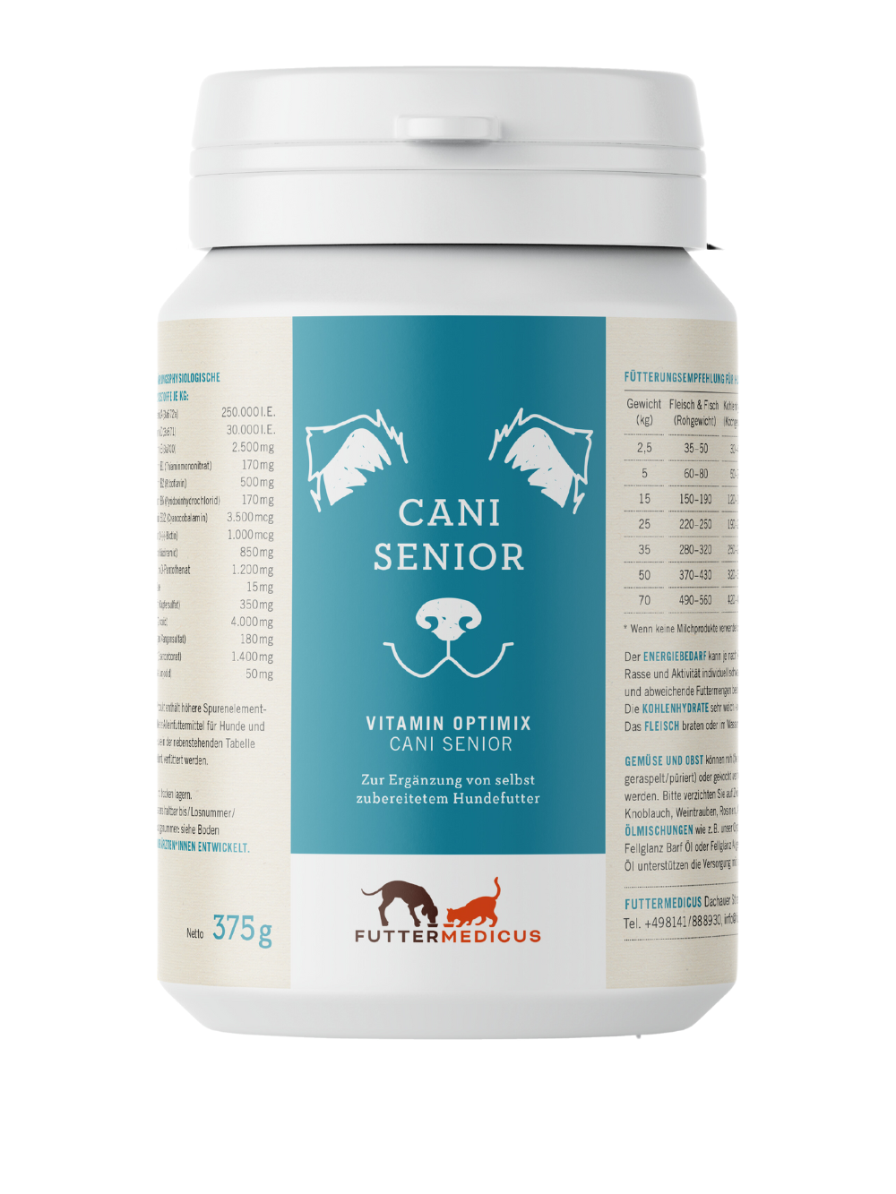 Vitamin Optimix Cani Senior 375g